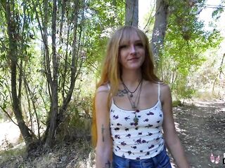 Real Teens - Ginger Teen With Charming Eyes Amber Stark Does Her 1st Ever Porn Casting
