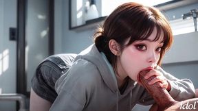 my asian girl loves taking a bath while i fucking her in her holes![ai]