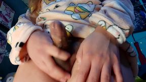 Cumshot before bed