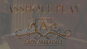 ASSHOLE PLAY Total lenghts 2:11 minutes Bdsm Slave Anal LADY AMRAPALI Herrin Mistress Domina