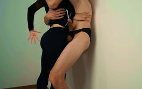 Overexcited BF Cums Twice From a Simple Kiss. Hands-free Cumshots.