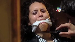 Gagged Leather Jacket Damsel 2