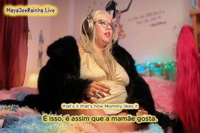 Steaming Hot JOI with Brazilian MILF BBW Goddess in Gold