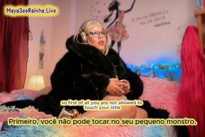 Steaming Hot JOI with Brazilian MILF BBW Goddess in Gold