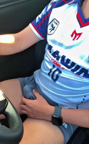 Show your underwear in the car