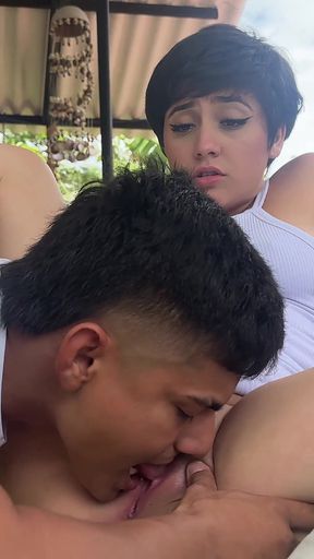 I Explain to My Sexy Latina Stepsister How to Play Pool as Excuse to End up Fucking Her