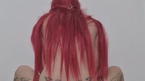 My teddy bear is pee and humiliated on the chair.