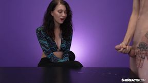 Watch me Jerk off in front of Porn Girls