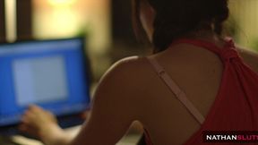 brit girl next door samantha bentley gets her ass rammed by a massive cock