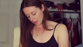 Neighbor MILF Rides Vibrator While Describing Anal Sex Feelings