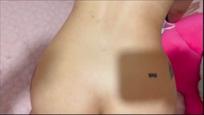 Young Latina stepsis with nice boobs gets fucked POV with cum on her belly