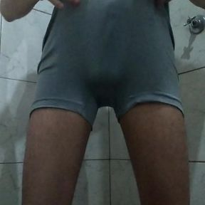 skinny boy taking off underwear masturbating and cumming