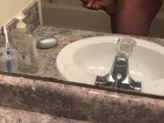 Just a quickie in the bathroom w/ cumshot