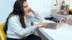Home Office and IGNORING YOU in a Quarantine Tease