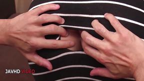 Asian Rino Momois intense Blowjob Before Their Passionate Sex Session