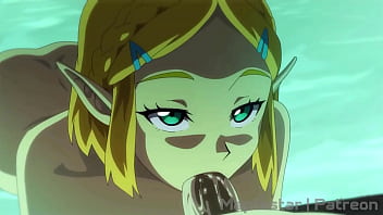 Zelda and Link fuck Animation