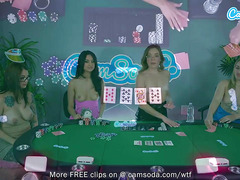 Camsoda-Cute teen babes playing strip poker