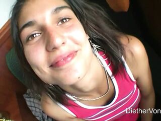 Ravishing Teen Cutie Wishes to Know What a Stranger's Knob Tastes Like.