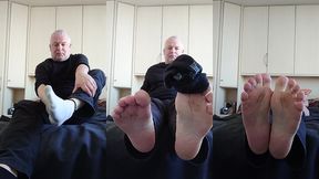 mein fussfetisch mit sneaker socken