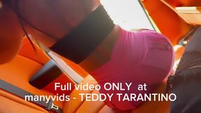 Miss Lexa gets picked up & slammed in a Rolls Royce by Cully-Teddy in Miami backseat car sex