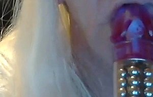 Filthy blonde crossdresser online
