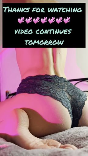 FIRST ASS stretching with Anal PLUG for tiny petite STEPSIS 2 part