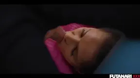 Futuristic Shemale Self-Pleasure: Cock-Sucking Orgasm Delights Her Senses Deeply