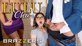 Kayley Gunner & Lulu Chu team up to cheat on their unfaithful husbands with a hot 3some action!
