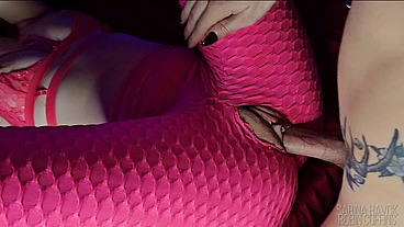Used Like a Fleshlight in Ripped Leggings