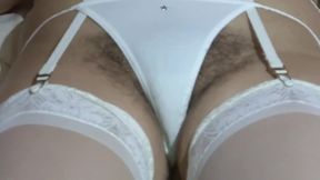 I love seeing how my stepson's friends masturbate while they watch my hair come out of my panties