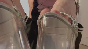 POV foot worship, your not getting away