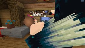 The Jenny mod Fapcraft Minecraft - Its jenny and she is getting fucked by the warden and his massive cock