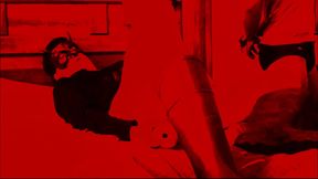 Devilish Fun: Masked Man Enjoys Dildo in Retro Gay Masturbation Session