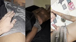negao destruindo cuzinho do branquinho depois da festa