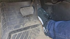 Driving in New Puma Sneakers 1