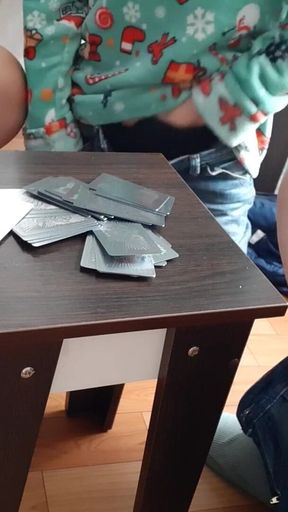 A Card Game Turned Into a Hot Lesbian Threesome