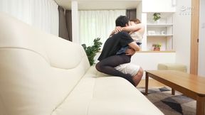 My cousin in black tights drove me wild—footjobs, buttjobs, and steamy sex with Minato