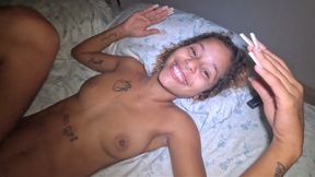 I Keep Fucking This Ebony Latina Teen After I Cum