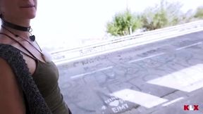 It Was Just a Walk… Until I Was Flashing and Covered in Cum - KLX
