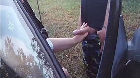 I Brought My Friend to the Park and She Gave Me a Blowjob