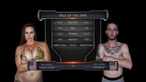 bella rossi vs cody carter mixed wrestling