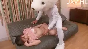 Teen 18+ Japonesa Con Cachetes Impresionantes Manda Polvo Potente A La Boca