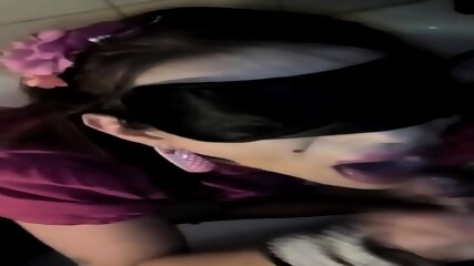 Tranny mouth cum and piss