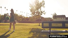 PORNFIDELITY Cheerleader Slut Nicole Clitman Cheers For Creampie