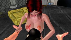 Shemale Threesome - Big Breasts & Passionate Pleasure