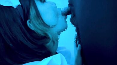 Jpanese maid gave a blow job and handjob. Cum in mouth