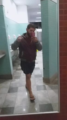 I Exposed Myself in the Bus Station Bathroom and Almost Got Caught by Passersby.