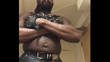 Black Muscle Leather Smoke &amp_ Prostate Play