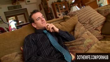 Cheyenne Jewel's Cuckold Wife Desires Another's Hard Rod on Her Lap