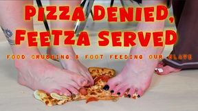 Pizza Denied, Feetza Served – Food Crushing & Foot Worship